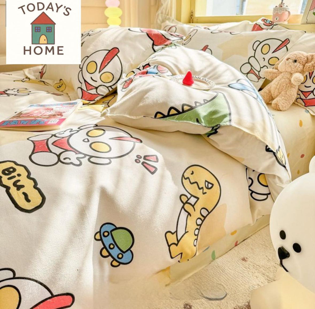 Хүүхдийн орны даавуун ком (Динозавартай)