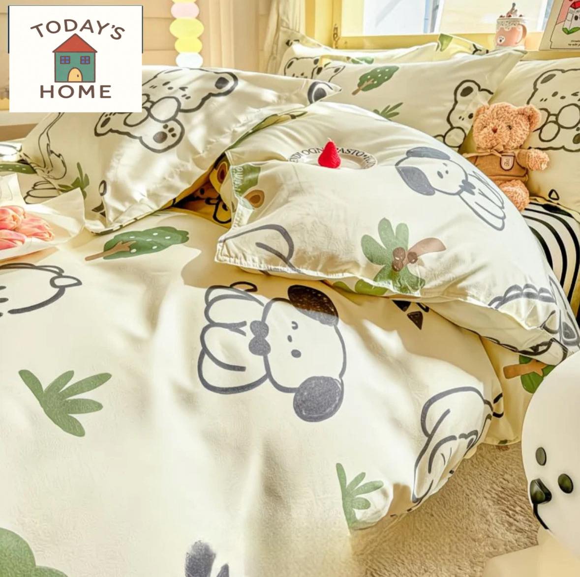 Хүүхдийн орны даавуу (Модтой)