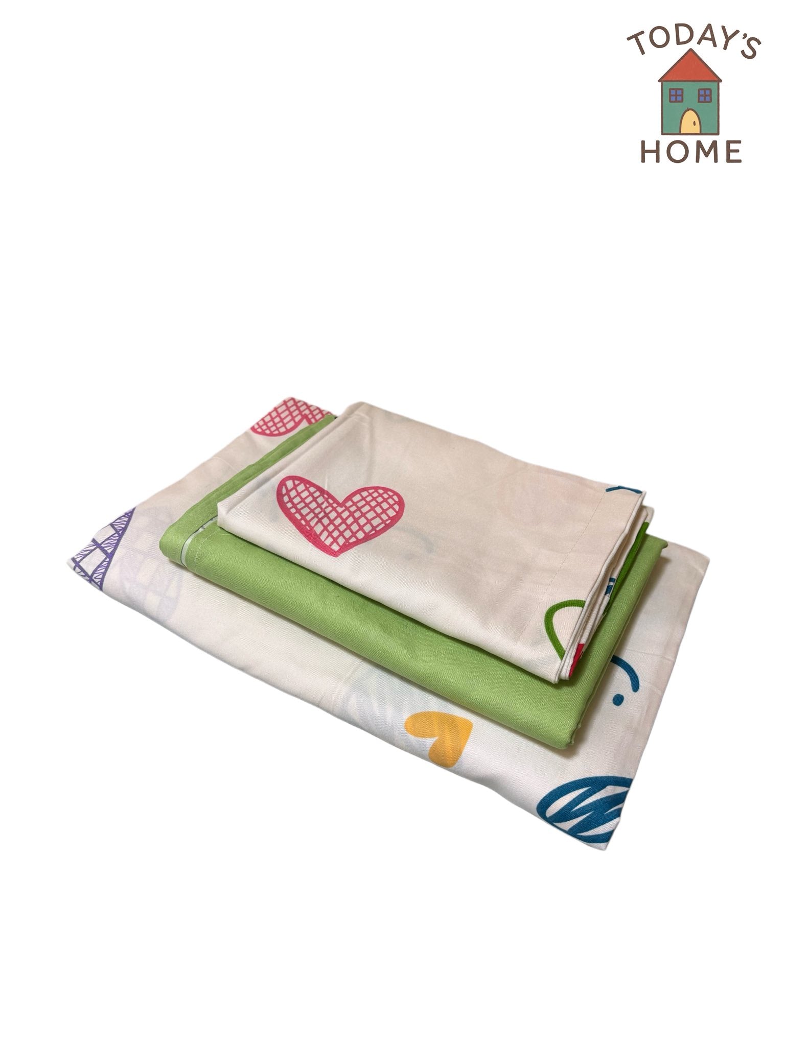 Хүүхдийн орны даавуу (Зүрхтэй)