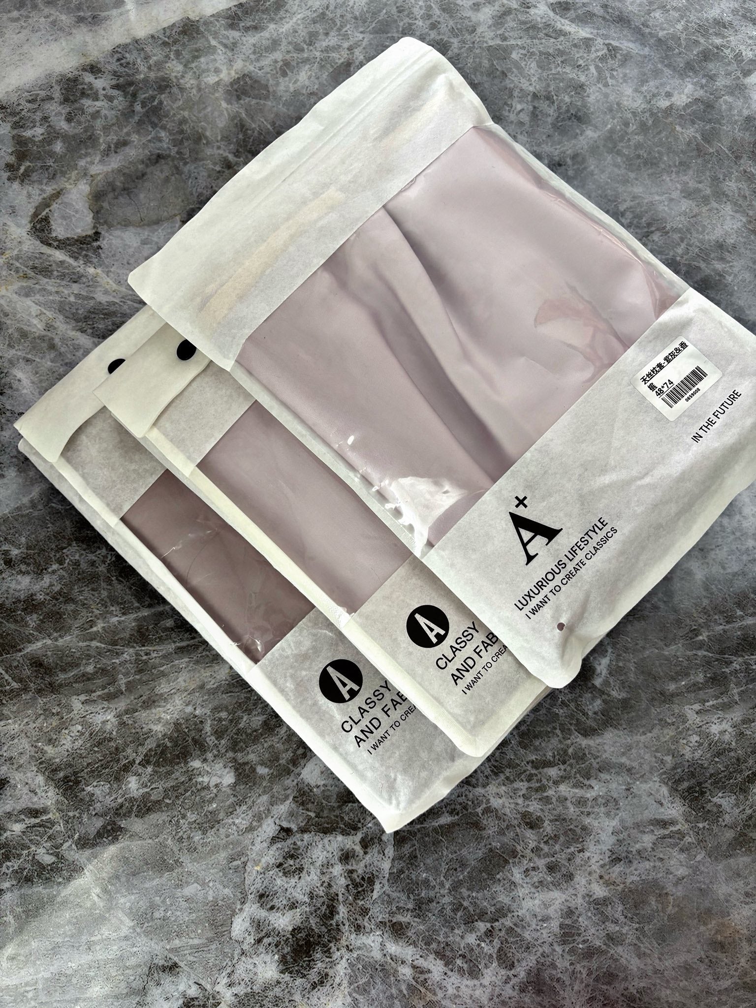 Теncel ор хөнжлийн даавуун ком (Цайвар ягаан өнгөтэй)