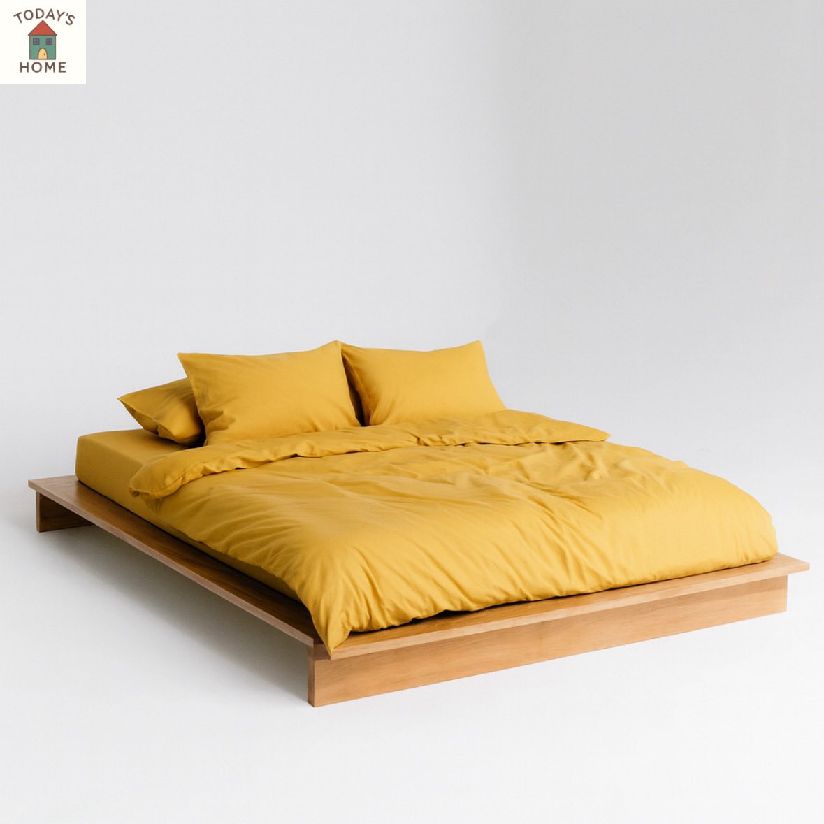 Давуун ор хөнжлийн даавуу (Алтан шаргал өнгөтэй)