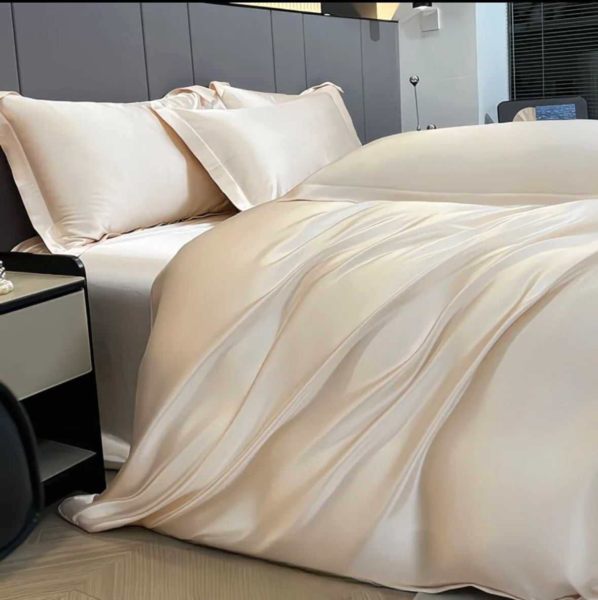 Теncel ор хөнжлийн даавуун ком (Цайвар шаргал өнгөтэй)