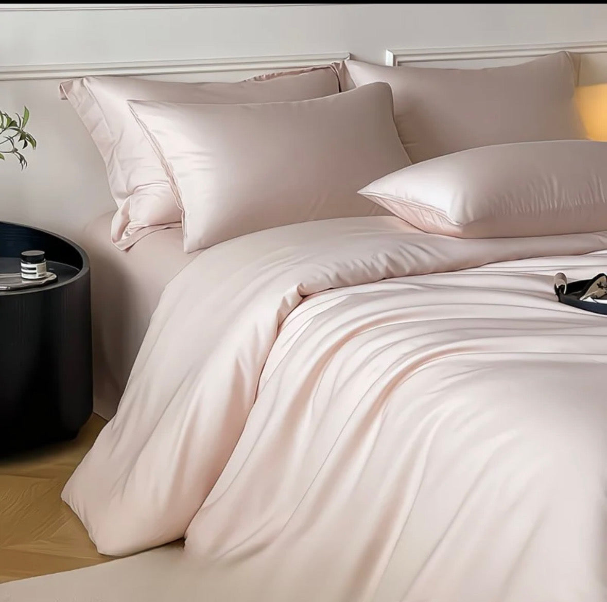 Теncel ор хөнжлийн даавуун ком (Цайвар ягаан өнгөтэй)