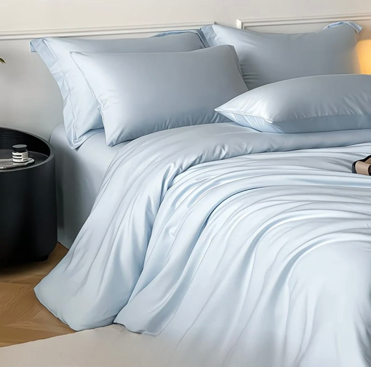 Теncel ор хөнжлийн даавуун ком (Цайвар цэнхэр өнгөтэй)